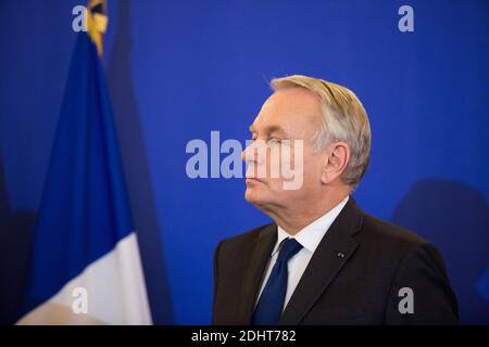 JEAN MARC AYRAULT, NOUVEAU MINISTRE DES AFFAIRES ETRANGERES - PASSATION DE POUVOIR AU QUAI D'ORSAY, MINISTERE DES AFFAIRES ETRANGERES FOTO VON NASSER BERZANE/ABACAPRESS.COM Stockfoto