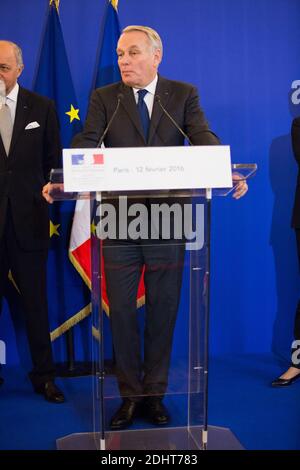 JEAN MARC AYRAULT, NOUVEAU MINISTRE DES AFFAIRES ETRANGERES - PASSATION DE POUVOIR AU QUAI D'ORSAY, MINISTERE DES AFFAIRES ETRANGERES FOTO VON NASSER BERZANE/ABACAPRESS.COM Stockfoto