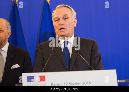 JEAN MARC AYRAULT, NOUVEAU MINISTRE DES AFFAIRES ETRANGERES - PASSATION DE POUVOIR AU QUAI D'ORSAY, MINISTERE DES AFFAIRES ETRANGERES FOTO VON NASSER BERZANE/ABACAPRESS.COM Stockfoto