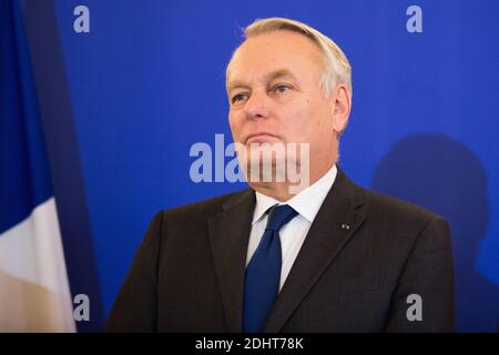 JEAN MARC AYRAULT, NOUVEAU MINISTRE DES AFFAIRES ETRANGERES - PASSATION DE POUVOIR AU QUAI D'ORSAY, MINISTERE DES AFFAIRES ETRANGERES FOTO VON NASSER BERZANE/ABACAPRESS.COM Stockfoto