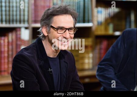 GILLES FINCHELSTEIN - REGISTRIERUNG DE L'EMISSION 'BIBLIOTHEQUE MEDICIS' DIFFUSEE SUR ÖFFENTLICHER SENAT - 16/02/2016 Foto von Nasser Berzane/ABACAPRESS.COM Stockfoto