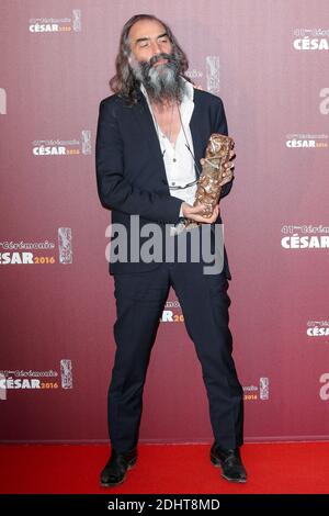 WARREN ELLIS MEILLEURE MUSIQUE ORIGINALE POUR 'MUSTANG' - 41EME CEREMONIE DES CESAR 2016 AU THEATER DU CHATELET Foto von Nasser Berzane/ABACAPRESS.COM Stockfoto