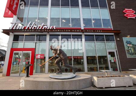 11. Dezember 2020 - Hamilton Ontario Kanada. Erstes Tim Hortons Gebäude in Ottawa St N 65 in Hamilton, Ontario, Kanada. Luke Durda/Alamy Stockfoto