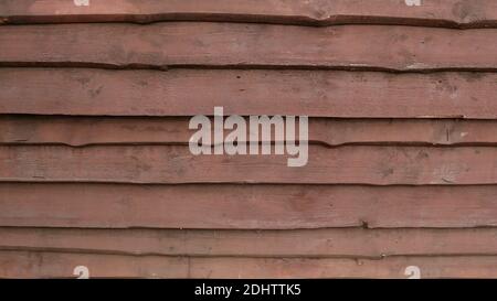 Holz gestreiften braunen Planken Hintergrund. Holzwandstruktur, Grunge-Brett. Stockfoto