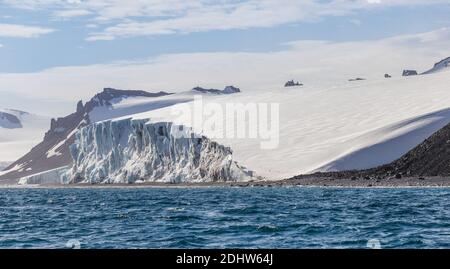 Eisberge. Antarktis Eislandschaft, Klimawandel. Extreme Expedition. Stockfoto