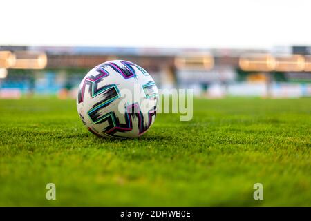 Ried, Österreich - 31. Juli 2020. Offizieller Fußball Stockfoto