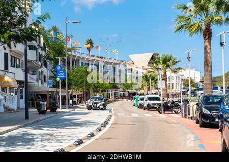 Mahon Paseo maritimo und Casino Maritim - Menorca, Balearen, Spanien Stockfoto