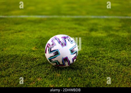 Ried, Österreich - 31. Juli 2020. Offizieller Fußball Stockfoto