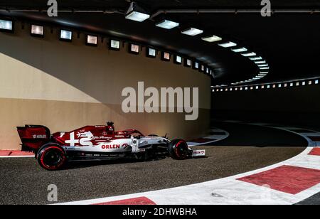 Abu Dhabi, VAE. Dezember 2020. 07 RÄIKKÖNEN Kimi (FIN), Alfa Romeo Racing ORLEN C39, Aktion während des Formel 1 Etihad Airways Abu Dhabi Grand Prix 2020, vom 11. Bis 13. Dezember 2020 auf dem Yas Marina Circuit, in Abu Dhabi - Foto Antonin Vincent/DPPI/LM Credit: Paola Benini/Alamy Live News Stockfoto