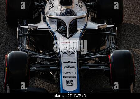 Abu Dhabi, VAE. Dezember 2020. 63 RUSSELL George (gbr), Williams Racing F1 FW43, Aktion während des Formel 1 Etihad Airways Abu Dhabi Grand Prix 2020, vom 11. Bis 13. Dezember 2020 auf dem Yas Marina Circuit, in Abu Dhabi - Foto Antonin Vincent/DPPI/LM Credit: Paola Benini/Alamy Live News Stockfoto
