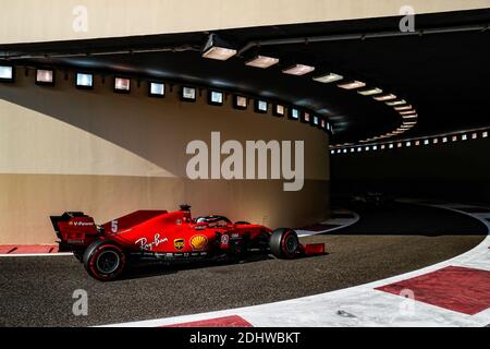 Abu Dhabi, VAE. Dezember 2020. 05 VETTEL Sebastian (ger), Scuderia Ferrari SF1000, Aktion während des Formel 1 Etihad Airways Abu Dhabi Grand Prix 2020, vom 11. Bis 13. Dezember 2020 auf dem Yas Marina Circuit, in Abu Dhabi - Foto Antonin Vincent/DPPI/LM Credit: Paola Benini/Alamy Live News Stockfoto