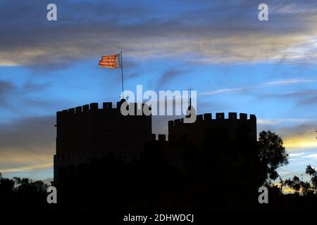 Torres de Serranos, Valencia, Spanien. Stockfoto