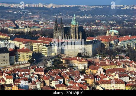 Prager Burg, Tschechische Republik Stockfoto
