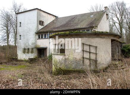 Harzgerode, ehemalige Kinder-Lungenheilstätte 1929-1931 von Godehard Schwethelm, 1998 geschlossen, Chefarztvilla Stockfoto