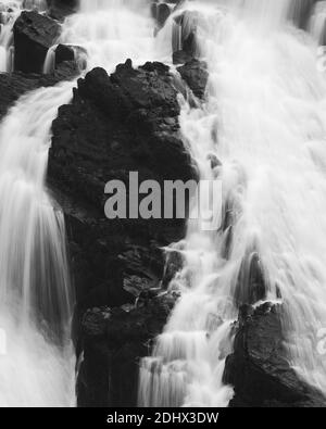 Foto von © Jamie Callister. Swallow Falls, Betws y Coed, Conwy, North Wales, 28. November 2020 Stockfoto