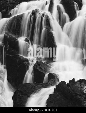 Foto von © Jamie Callister. Swallow Falls, Betws y Coed, Conwy, North Wales, 28. November 2020 Stockfoto