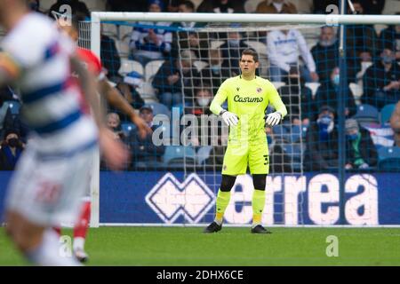 London, Großbritannien. Dezember 2020. Rafael von Reading während der EFL Sky Bet Championship Spiel zwischen Queens Park Rangers und Reading im Kiyan Prince Foundation Stadium, London, England am 12. Dezember 2020. Foto von Salvio Calabrese. Nur redaktionelle Verwendung, Lizenz für kommerzielle Nutzung erforderlich. Keine Verwendung bei Wetten, Spielen oder Veröffentlichungen einzelner Vereine/Vereine/Spieler. Kredit: UK Sports Pics Ltd/Alamy Live Nachrichten Stockfoto