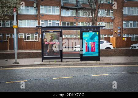 Großbritannien / England /London /die Stände in der Church Road sind die am stärksten benachteiligten Gebiete Londons. Stockfoto