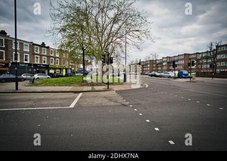 Großbritannien / England /London /die Stände in der Church Road sind die am stärksten benachteiligten Gebiete Londons. Stockfoto