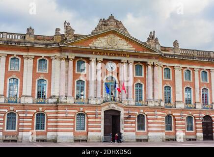 Capitolium auf der Place du Capitole, Toulouse, Frankreich. Stockfoto