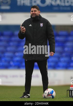 Ipswich Town Assistant Manager Stuart Taylor vor dem Sky Bet League One Match in der Portman Road, Ipswich. Stockfoto