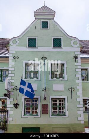 Parnu, Estland - 18. Januar 2019: Kunstschule Stockfoto