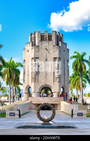 Äußerer Teil des Grabes "Jose Marti" auf dem Friedhof Benannt 'Santa Ifigenia', das ein nationales Denkmal ist Stockfoto