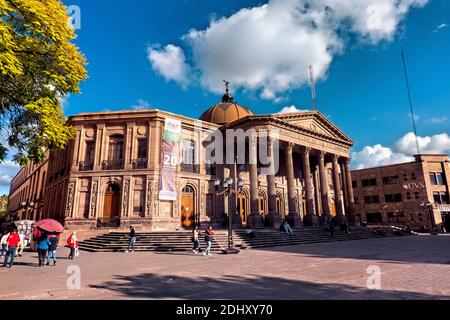 Das neoklassizistische Teatro de la Paz, San Luis Potosi, Mexiko Stockfoto