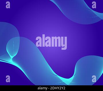 Abstrakter blauer Gerätehintergrund mit Linienwellen-Bild Stockfoto