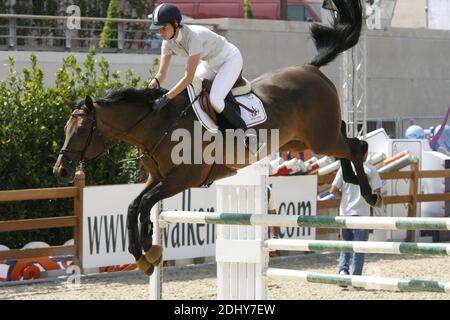 Datei Foto : Athina Onassis und ihr Mann Alvaro Miranda beim Internationalen Springen von Monte Carlo am ersten Tag im Hafen von Monaco am 22. Juni 2006 statt. Athina Onassis und Alvaro de Miranda Neto spalteten sich nach 11-jähriger Ehe, es wurde berichtet. Foto von ABACAPRESS.COM Stockfoto