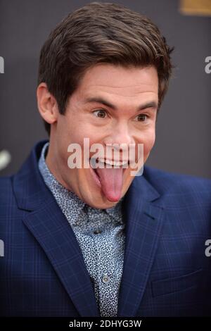 Adam Devine nimmt am 2016 9. April 2016 an den MTV Movie Awards in den Warner Bros. Studios in Burbank, Kalifornien, Teil. Foto von Lionel Hahn/ABACAPRESS.COM Stockfoto