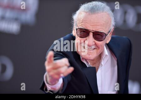 Stan Lee nimmt am 12. April 2016 an der Weltpremiere von 'Captain America: Civil war' im Dolby Theater in Los Angeles, CA, USA Teil. Foto von Lionel Hahn/ABACAPRESS.COM Stockfoto