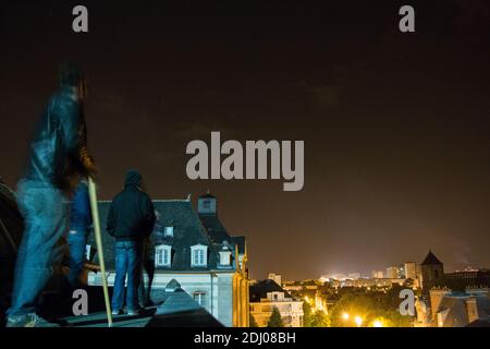 Beruf de la salle de la cité dite salle du peuple par environon 200 Gegensätze à la loi travail a Rennes, France le 2 Mai 2016. Foto von Vincent Feurat/ABACAPRESS.COM Stockfoto