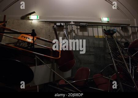 Beruf de la salle de la cité dite salle du peuple par environon 200 Gegensätze à la loi travail a Rennes, France le 2 Mai 2016. Foto von Vincent Feurat/ABACAPRESS.COM Stockfoto