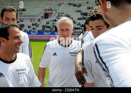 Didier Deschamps bei einem Fußballspiel der Generation 98 vor der EURO 2016 im Jean Bouin Stadion in Paris, Frankreich am 8. Mai 2016. Foto von Alain Apaydin/ABACAPRESS.COM Stockfoto