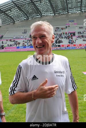 Didier Deschamps bei einem Fußballspiel der Generation 98 vor der EURO 2016 im Jean Bouin Stadion in Paris, Frankreich am 8. Mai 2016. Foto von Alain Apaydin/ABACAPRESS.COM Stockfoto