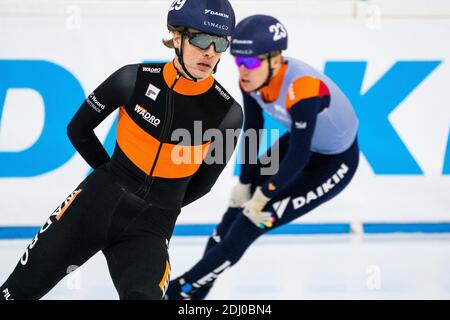 HEERENVEEN, NIEDERLANDE - DEZEMBER 12: Jens van t Wout während der DAIKIN National Distance Championship Shorttrack in Thialf am 12. dezember 2020 in H Stockfoto