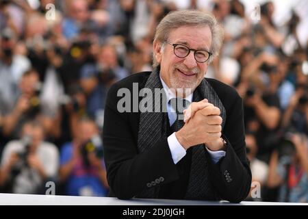 Steven Spielberg bei der BFG Fotocall im Palais des Festivals in Cannes, Frankreich am 14. Mai 2016, im Rahmen der 69. Filmfestspiele von Cannes. Foto von Lionel Hahn/ABACAPRESS.COM Stockfoto