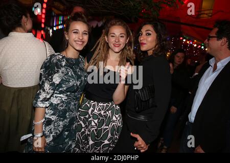 Exklusiv - L.E.J (Lucie Lebrun, Elisa Paris, Juliette Saumagne) feiern im La Mano Club während der 69. Annual Cannes Film Festival in Cannes, Südfrankreich am 15. Mai 2016. Foto von Jerome Domine/ABACAPRESS.COM Stockfoto