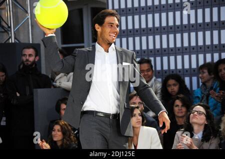 Rafael Nadal während Tommy Hilfiger veranstaltet Tommy X Nadal Party - Tennis Soccer Match in Paris, Frankreich am 18. Mai 2016. Foto von Alain Apaydin/ABACAPRESS.COM Stockfoto