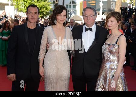 Matteo Garrone, Peter Suschitzky, Juliette Binoche und Alba Rohrwacher, die am 20. Mai 2016 im Rahmen der 69. Filmfestspiele von Cannes an der Filmvorführung Last Face im Palais des Festivals in Cannes, Frankreich, teilnahmen. Foto von Aurore Marechal/ABACAPRESS.COM Stockfoto