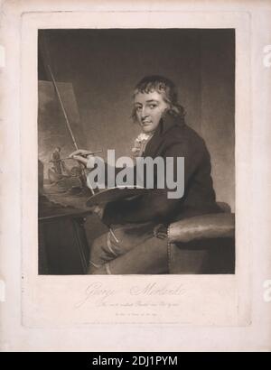 George Morland, John Raphael Smith, 1752–1812, britisch, nach John Raphael Smith, 1752–1812, britisch, 1805, Mezzotint, Platte: 19 1/8 x 14 Zoll (48.6 x 35,6 cm Stockfoto