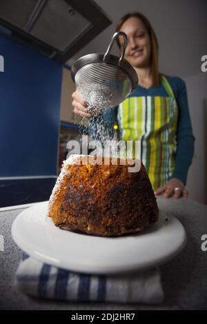 Gugelhupf Stockfoto