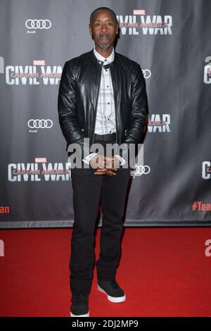 DON CHEADLE - PREMIERE DU FILM 'CAPTAIN AMERICA : CIVIL WAR' AU GRAND REX, PARIS, 18/04/2016 FOTO VON NASSER BERZANE/ABACAPRESS.COM Stockfoto