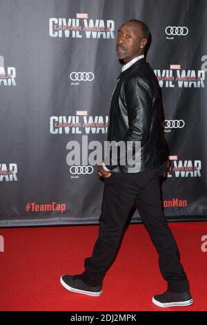 DON CHEADLE - PREMIERE DU FILM 'CAPTAIN AMERICA : CIVIL WAR' AU GRAND REX, PARIS, 18/04/2016 FOTO VON NASSER BERZANE/ABACAPRESS.COM Stockfoto