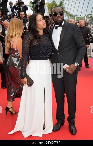 Maitre Gims et sa femme DemDem - CANNES 2016 - MONTEE DU FILM 'DIE BFG (LE BON GROS GEANT) Foto von Nasser Berzane/ABACAPRESS.COM Stockfoto