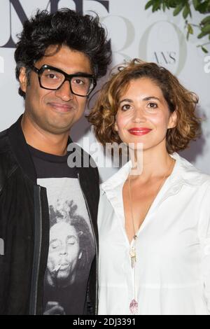 SEBASTIEN FOLIN ET SA FEMME KETTY PAUSE - SOIREE 30 ANS D'AIR FRANKREICH MADAME A L'HOTEL RITZ FOTO VON NASSER Berzane/ABACAPRESS.COM Stockfoto