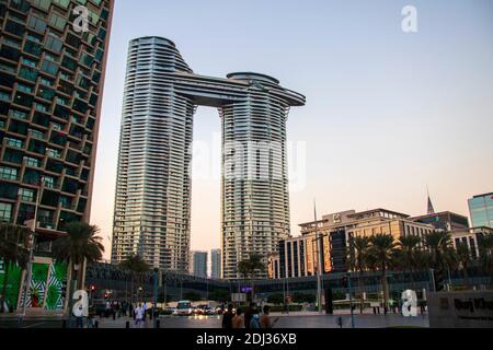 Sky View Adresse Hotel. Dubai. VAE. Stockfoto