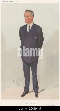 Politiker - Vanity Fair - 'Der Hon. Abe Bailey'. 9. September 1908, Leslie Matthew 'Spy' ward, 1851–1922, britisch, 1908, Chromolithographie Stockfoto