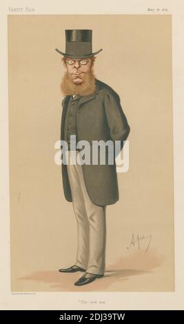 Politiker - Vanity Fair - "der neue Mann". Die Rt. Hon. Richard Assheton Cross. 16. Mai 1874, Carlo Pellegrini, 1839–1889, Italienisch, 1874, Chromolithograph Stockfoto